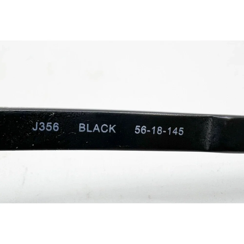 Jones New York Eyeglasses Womens Black J356 Rectangular Frames 56-18-145